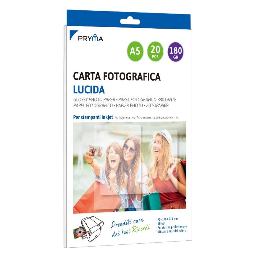 Carta fotografica per stampanti InkJet - A5 -