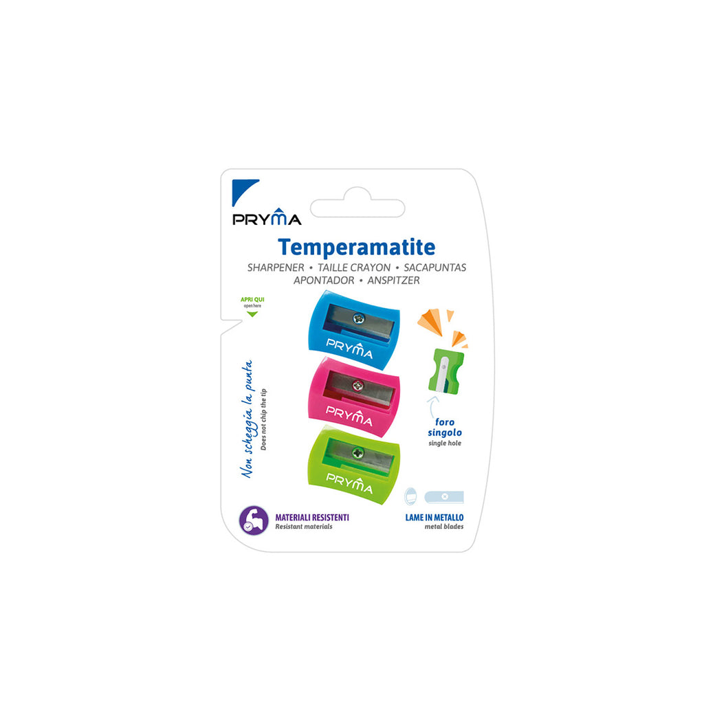 Temperino 1 Foro 3x2Cm 3Pz