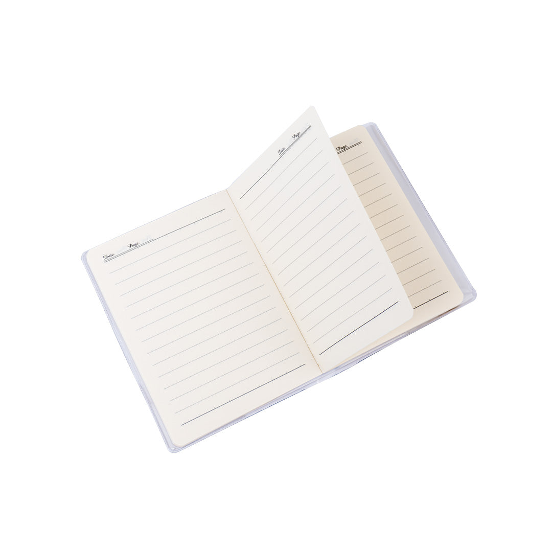 Diario Memobook Piccolo Copertina Morbida 80 Fogli 102x137mm Glitter Assortiti