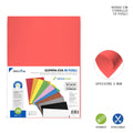 [2 PZ] Pryma Foglio Gomma Eva 40X60Cm 2Mm Corallo