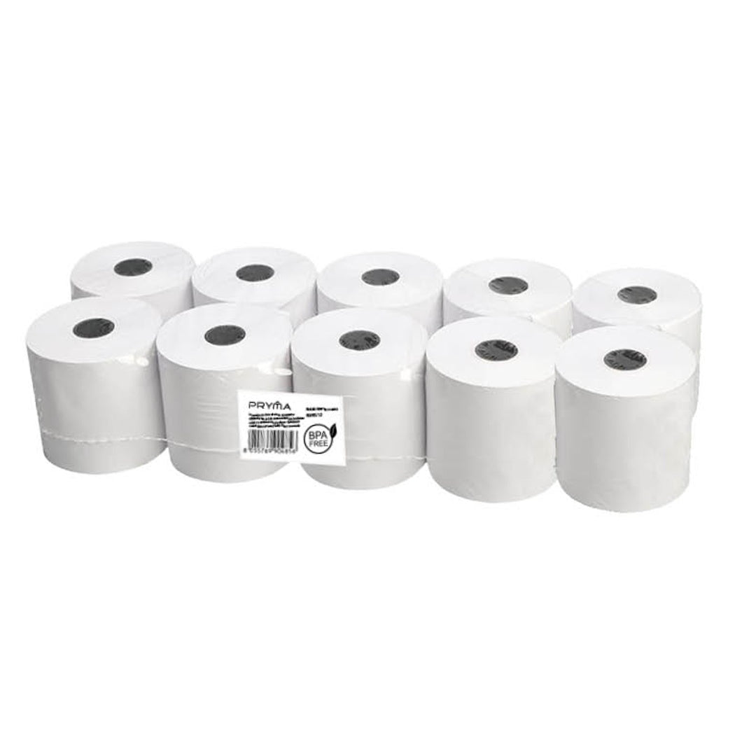 Rotoli Ricevuta Termica Premium 57x18 mm – Carta Termica 55 g/m² per Registratore di Cassa e Stampante POS – Confezione da 10 Rotoli