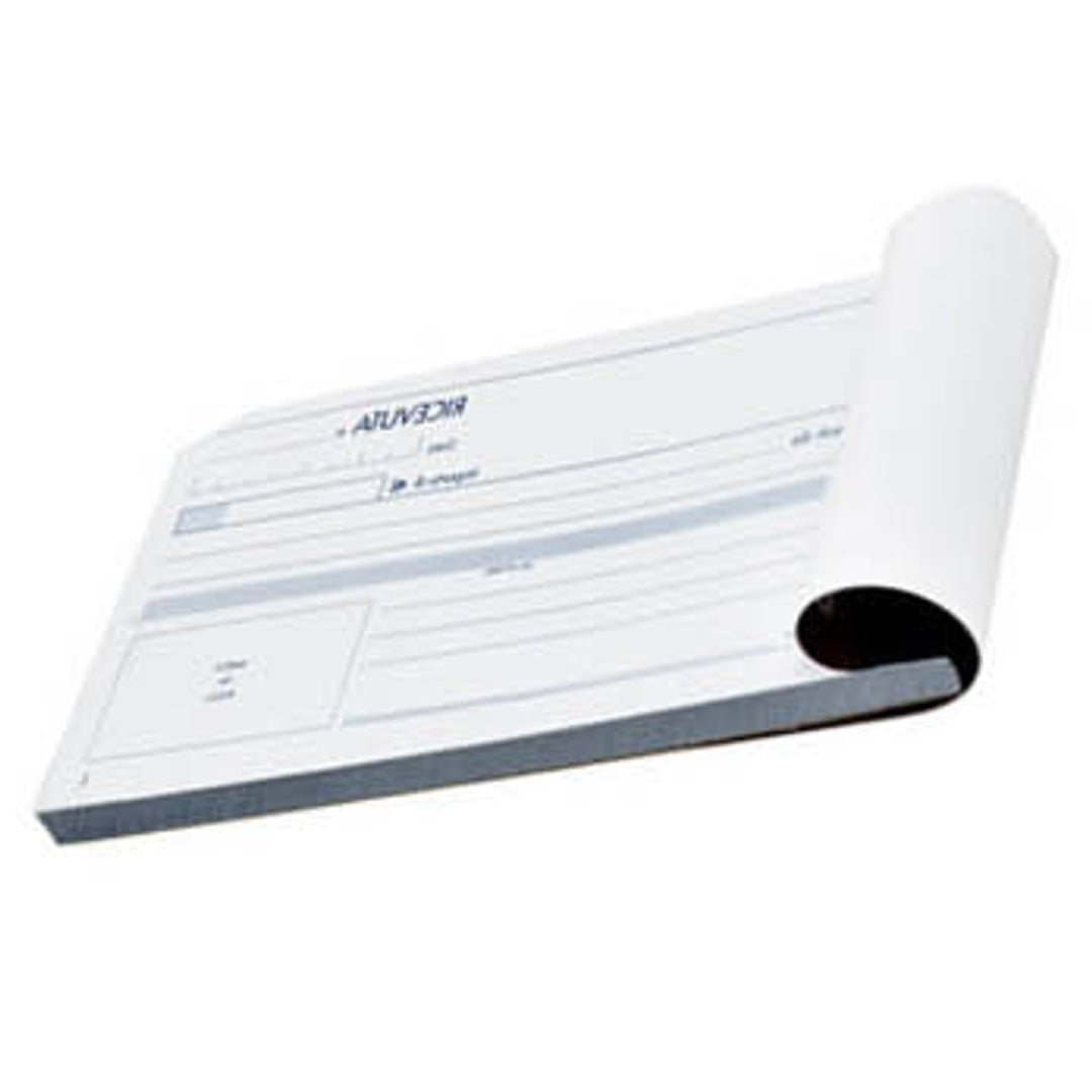 Pryma Blocco Ricevute Generiche – 2 Copie Autoricalcanti, 50x50 Fogli, Formato 17x10 cm, Ideale per Pagamenti e Transazioni