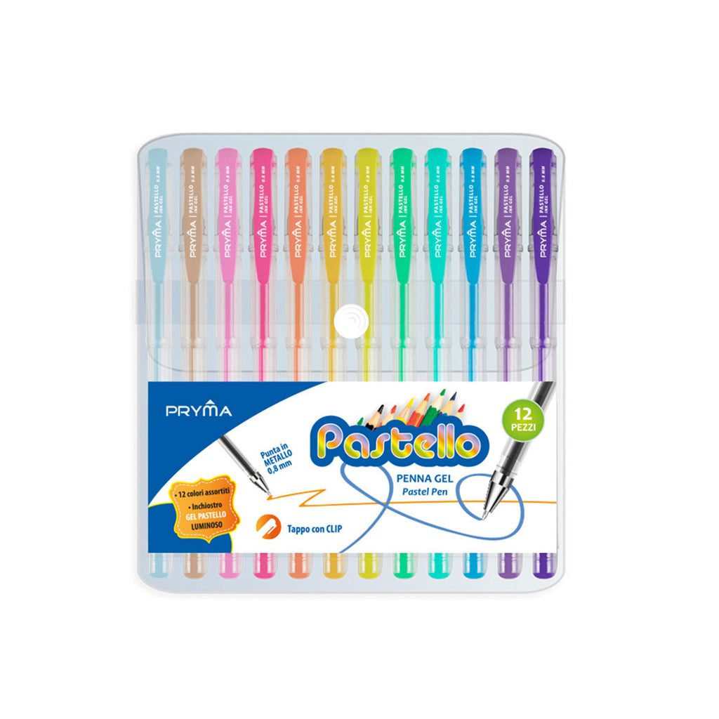 Penna Gel Pastello | 12 Colori