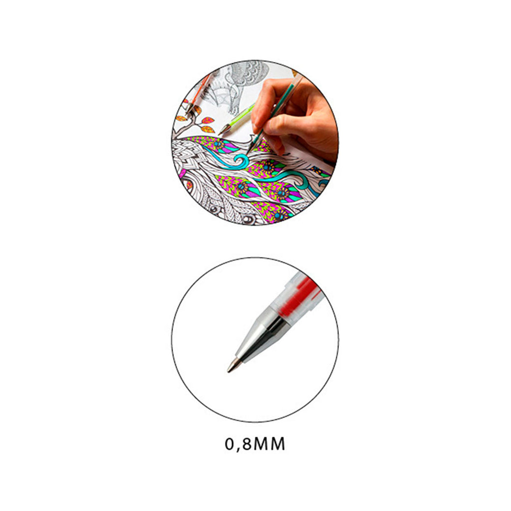 Penna Gel Pastello | 12 Colori