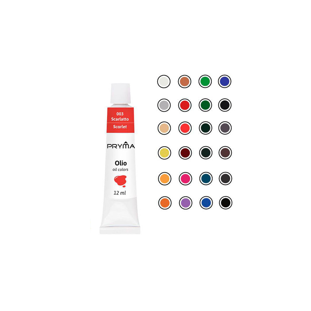 Colore Base Olio 12Ml 24Pz