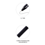 Penna Oil Gel Easy Tris | 0,7 Mm (Rosso, Blu, Nero)