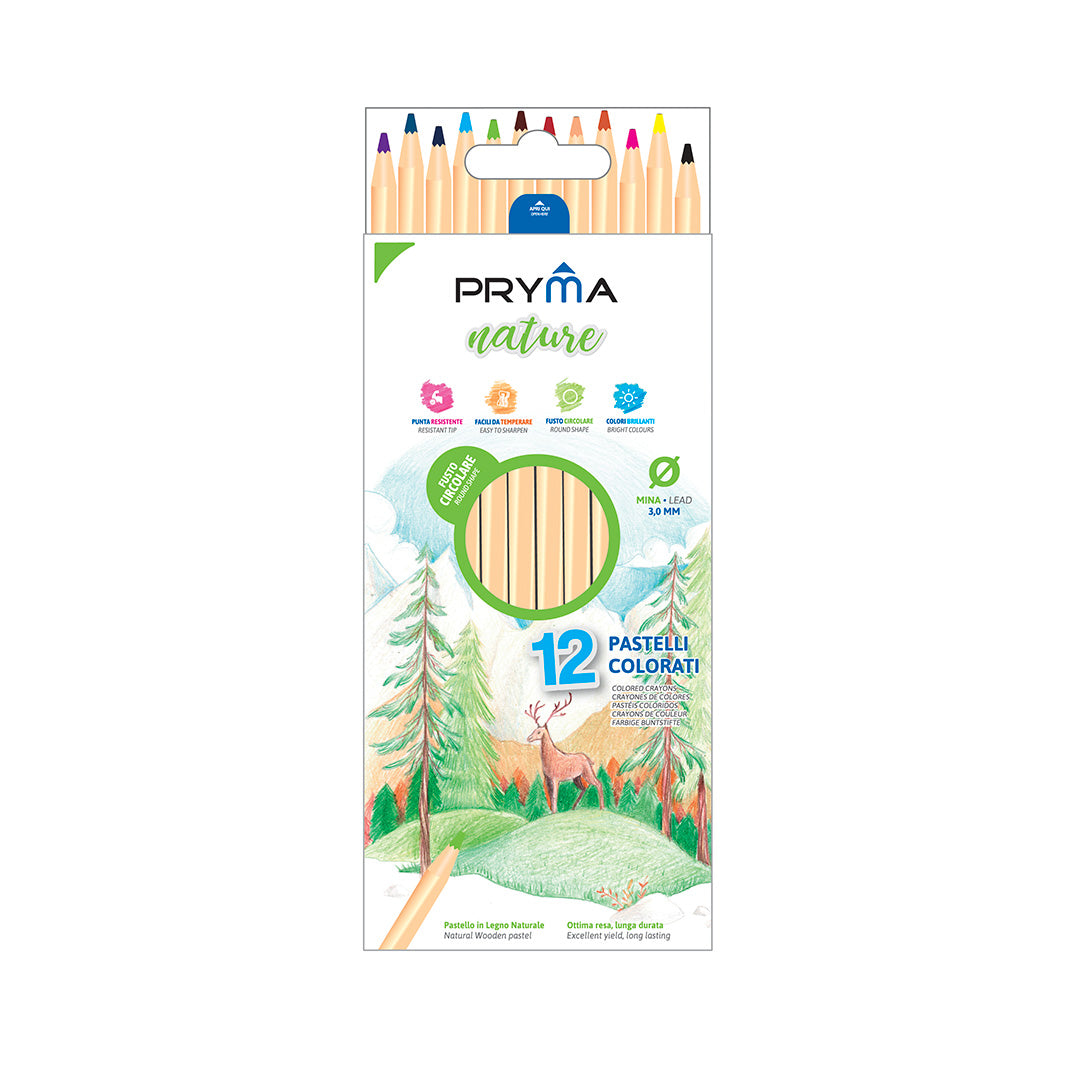 Pastelli "Nature" Colorati | Ø 3Mm - 12 Colori