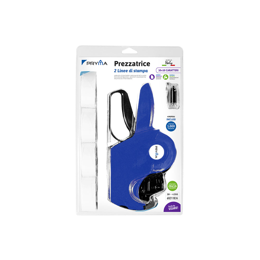 Prezzatrice 2 Linee 10-13 Caratteri Etichette 26x16Mm