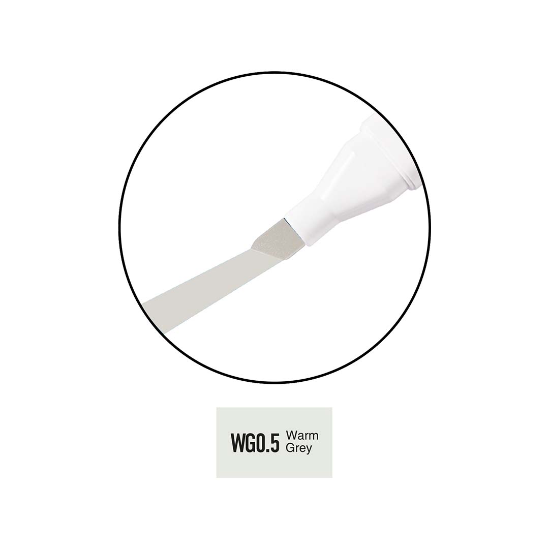 Marcatore Twice | Col. Wg0,5 - Warm Grey (Doppia Punta 1Mm-6Mm)