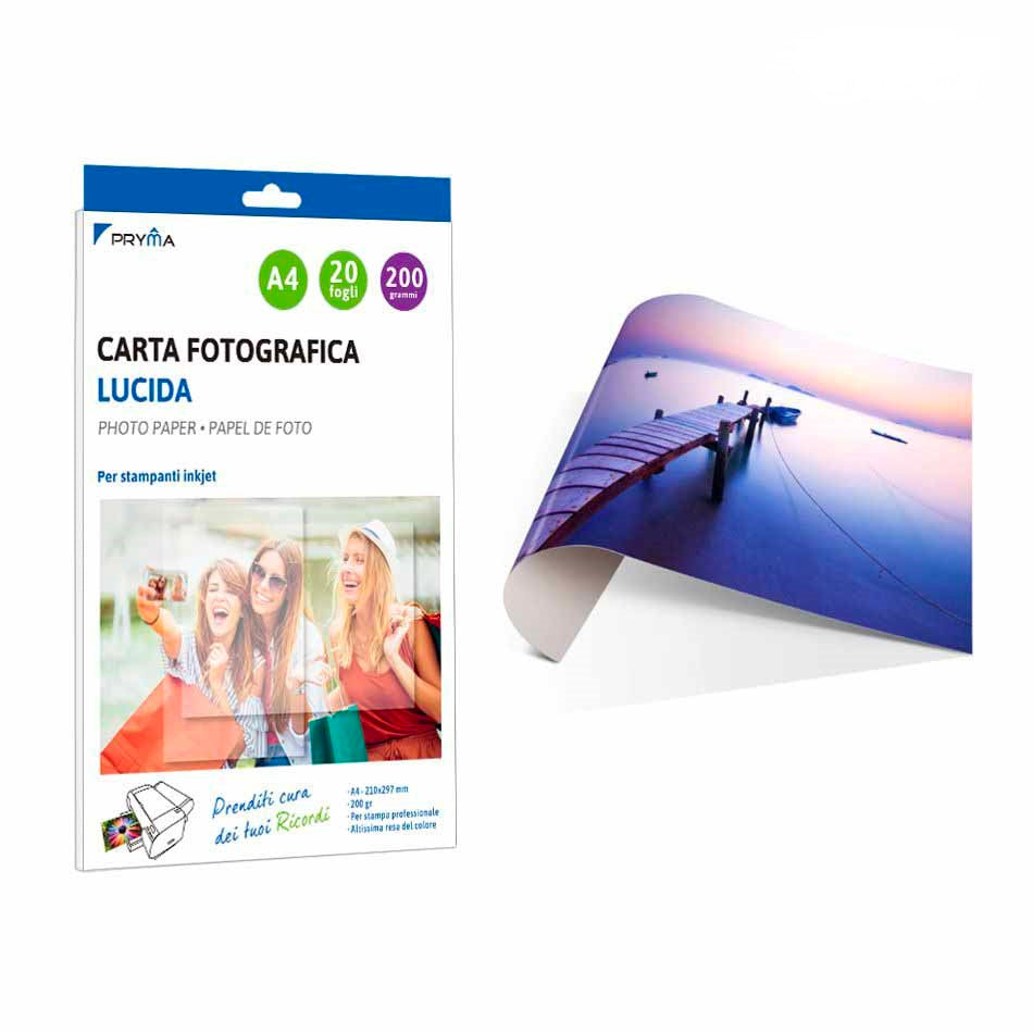 Carta Fotografica Lucida A4 200g