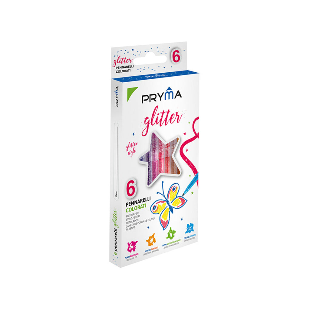 Pennarelli Glitter 6Pz