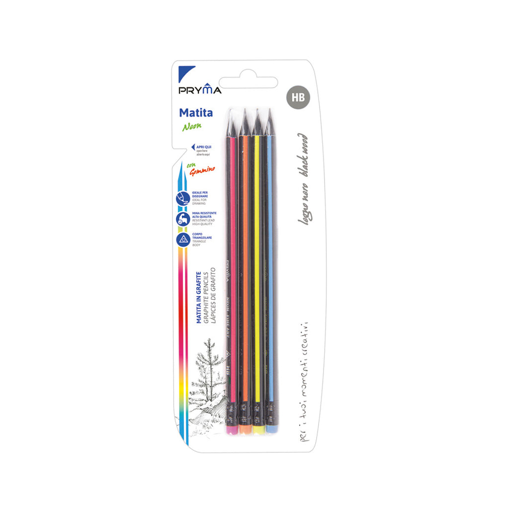 Matita Grafite Hb 4Pz Neon