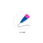 Penna Sfera Color Grip 0.7Mm 4Pz Nero