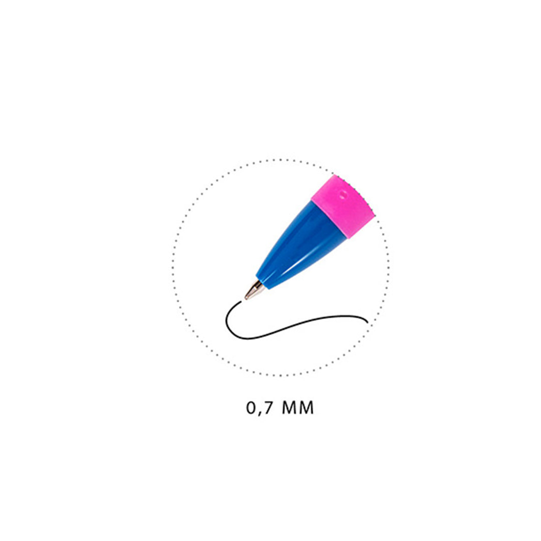 Penna Sfera Color Grip 0.7Mm 4Pz Nero