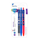 Penna Oil Gel Plume 2.0 0.7Mm 3Pz Colori Misti