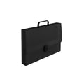 Valigetta con Manici 27x38x8 Cm 1 Chiusura a Clip Nero