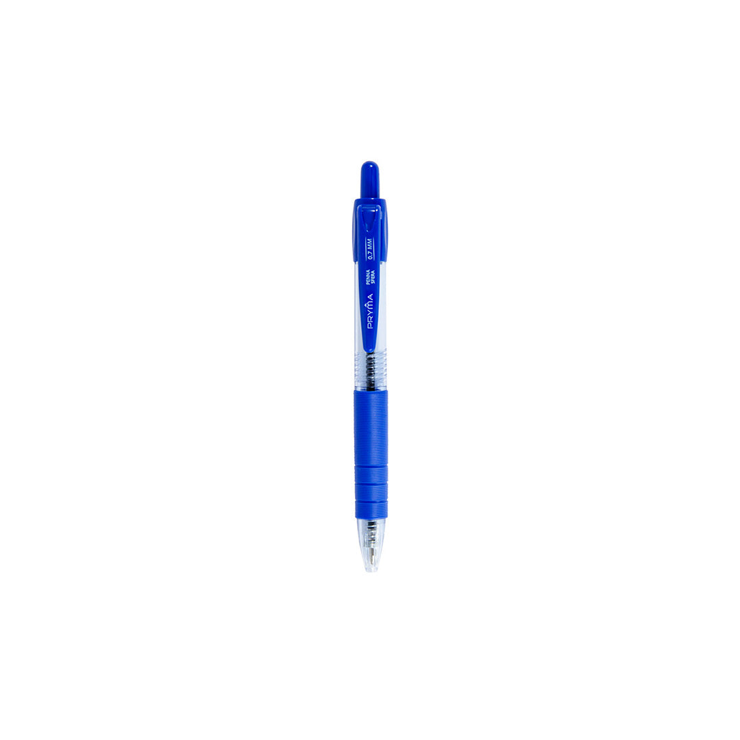 Pryma Penna Sfera Mini 0.7mm – Set 2 Pezzi Blu, Scrittura Scorrevole e Precisa, Compatta e Tascabile per Ufficio, Scuola e Agenda