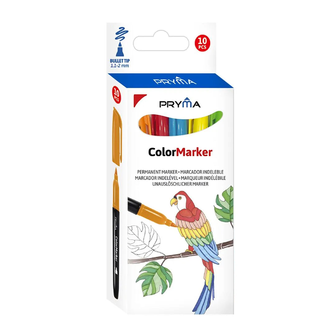 Color Marker Brush | 10 Colori (Punta Bullet)