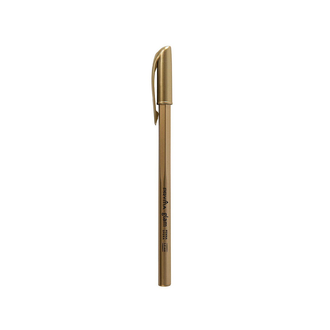 Penna Sfera Glam Oro 3Pz Blu
