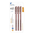 Penna A Sfera Glam | 1 Mm - 3 Pezzi (Rosso)
