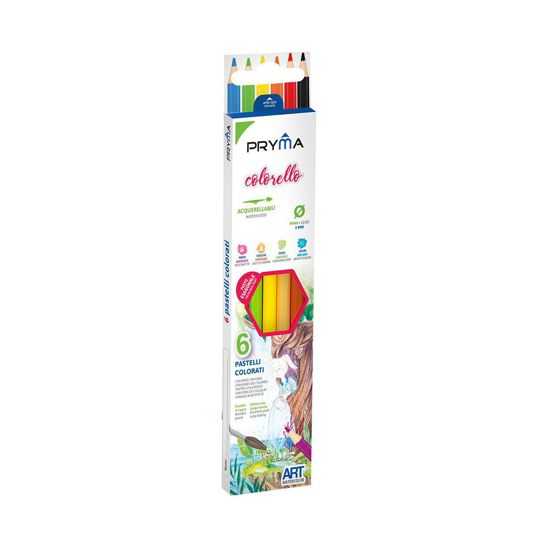 "Colorello" Pastelli Acquerellabili | Ø 3Mm - 6 Colori