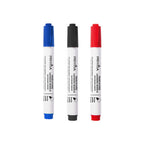 Marcatore Lavagna Bianca Punta Tonda |2 Mm (Blu, Nero, Rosso)