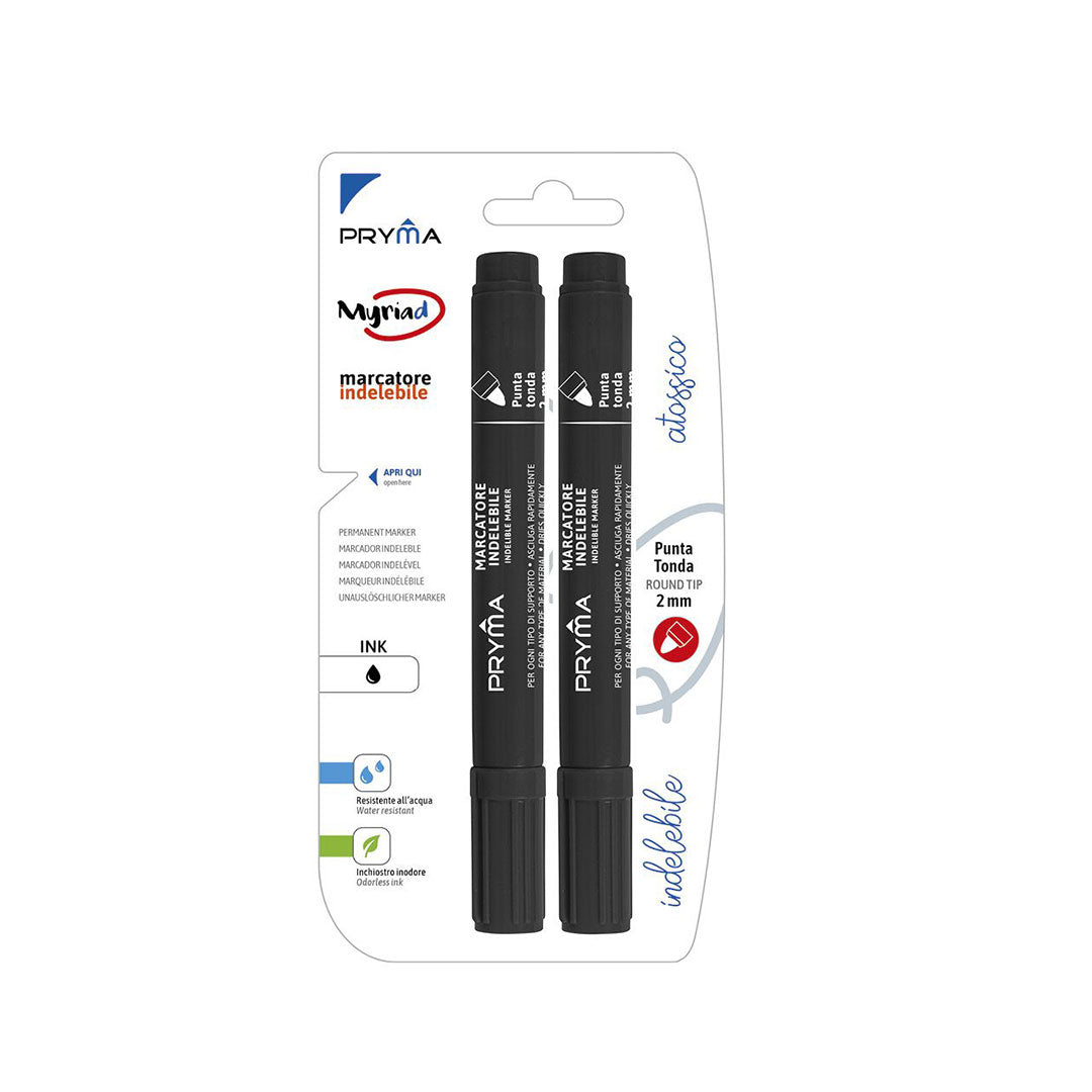 Marcatore Indelebile Punta Tonda | 2 Mm