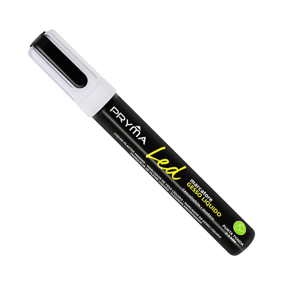Marcatore Gesso Liquido Punta Tonda 2-3Mm | Bianco