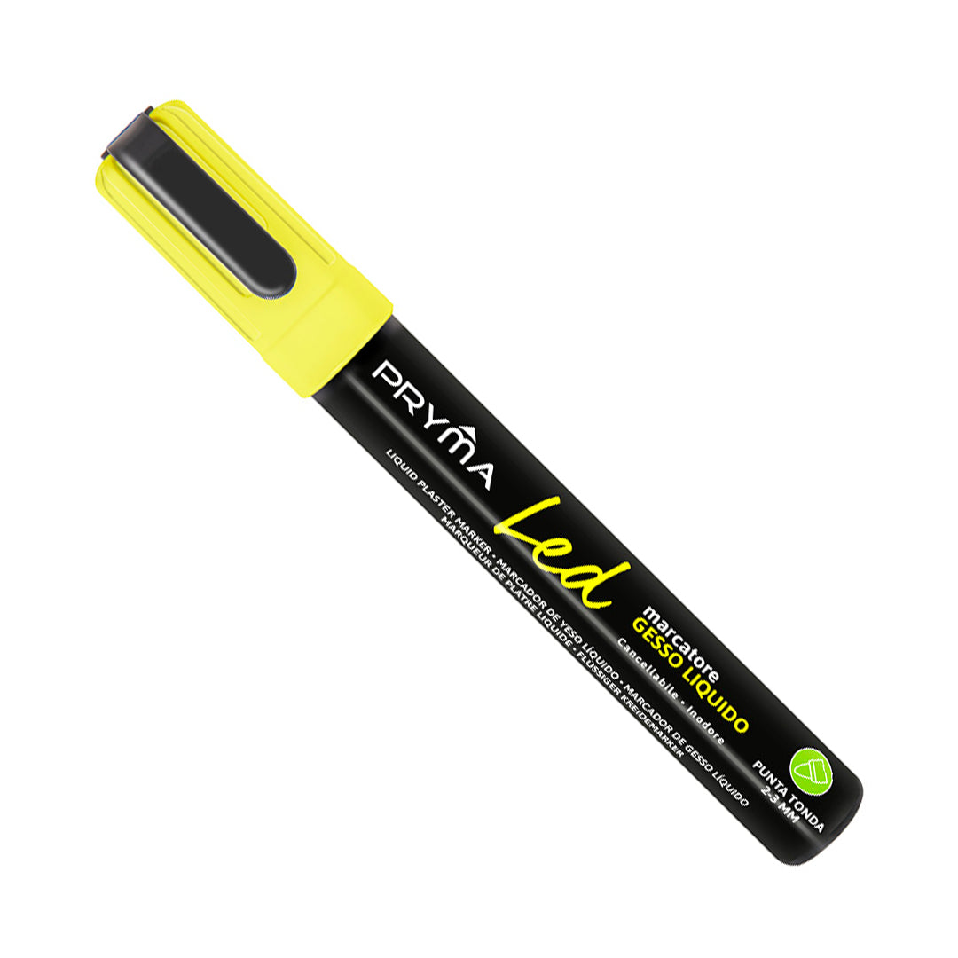 Marcatore Gesso Liquido Punta Tonda 2-3Mm | Fluo Giallo