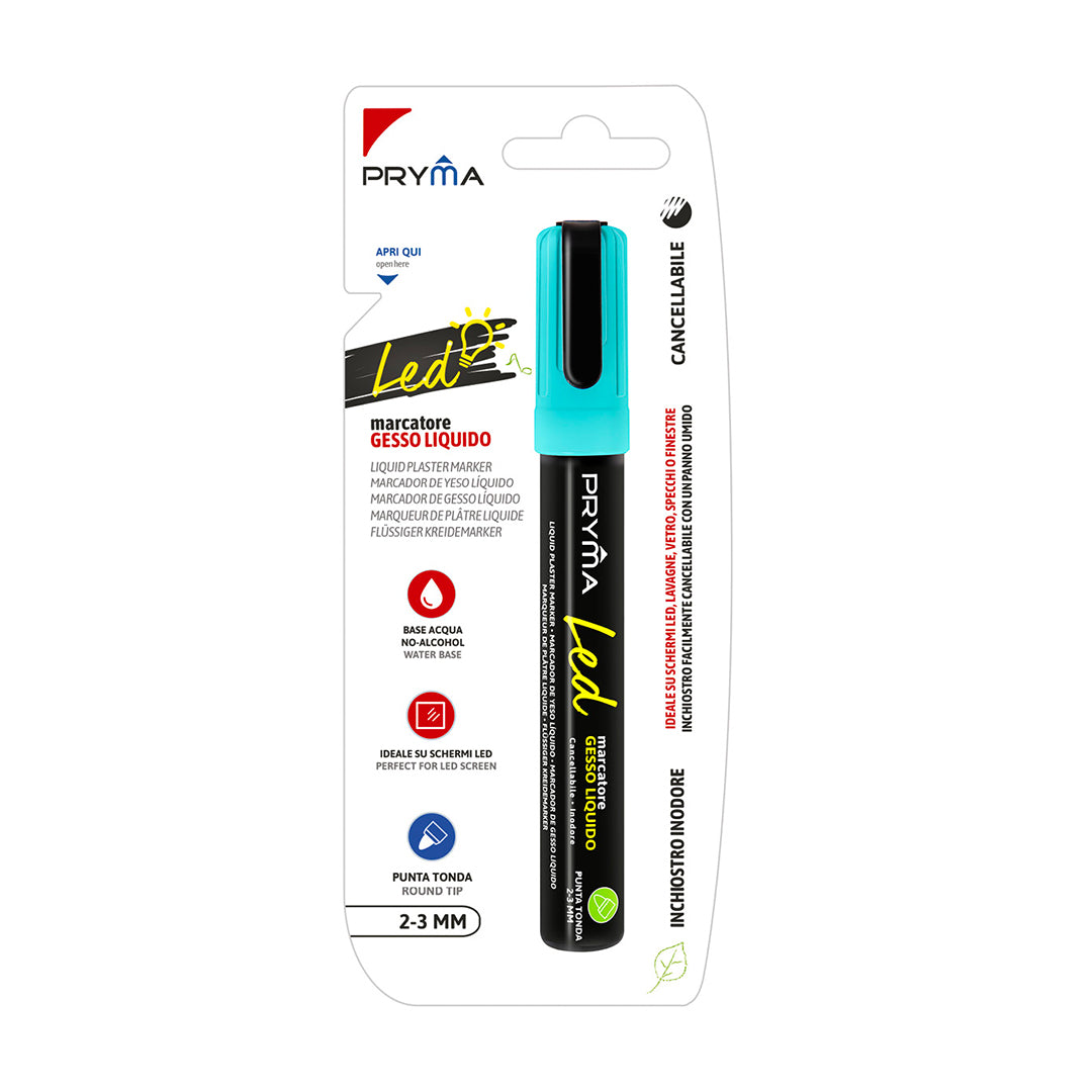 Marcatore Gesso Liquido Punta Tonda 2-3Mm | Verde Smeraldo