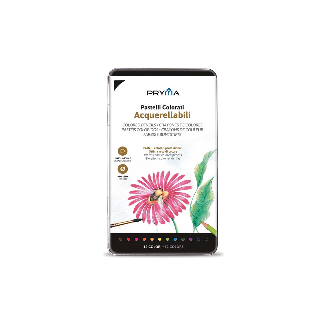 Pastelli Acquerellabili Colorati | 12 Colori