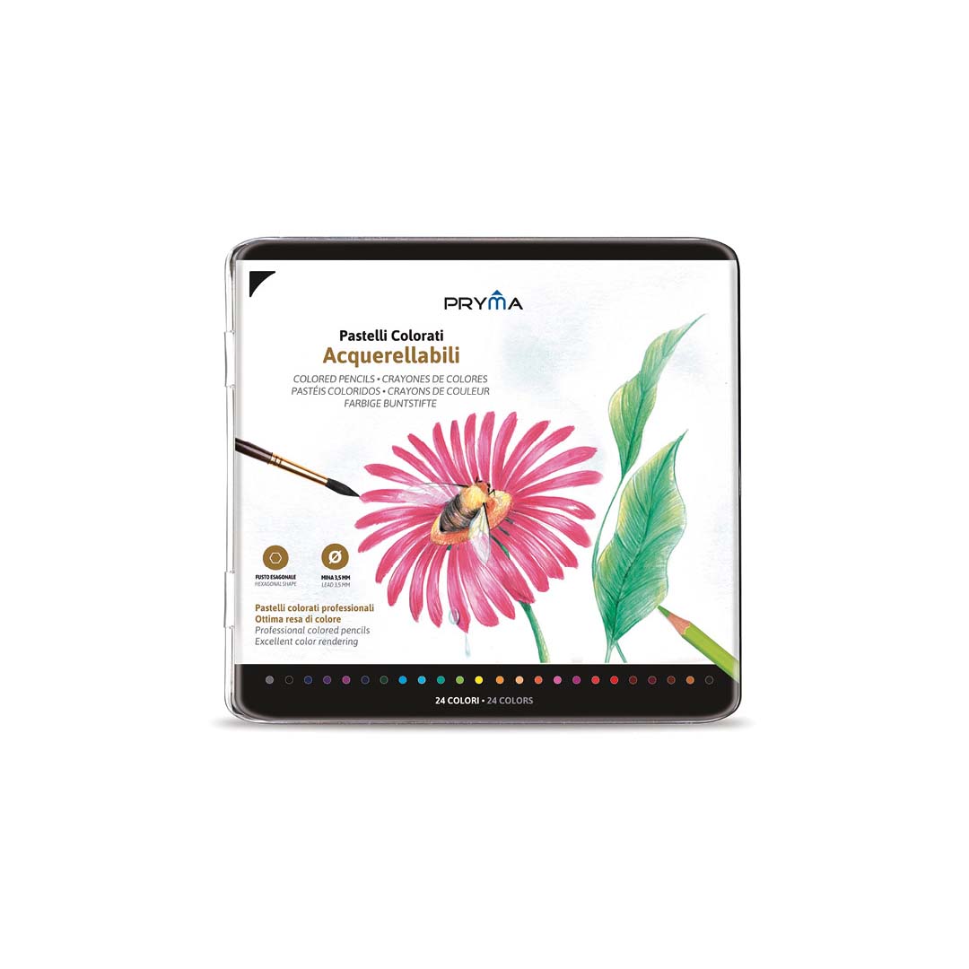 Pastelli Acquerellabili Colorati | 24 Colori