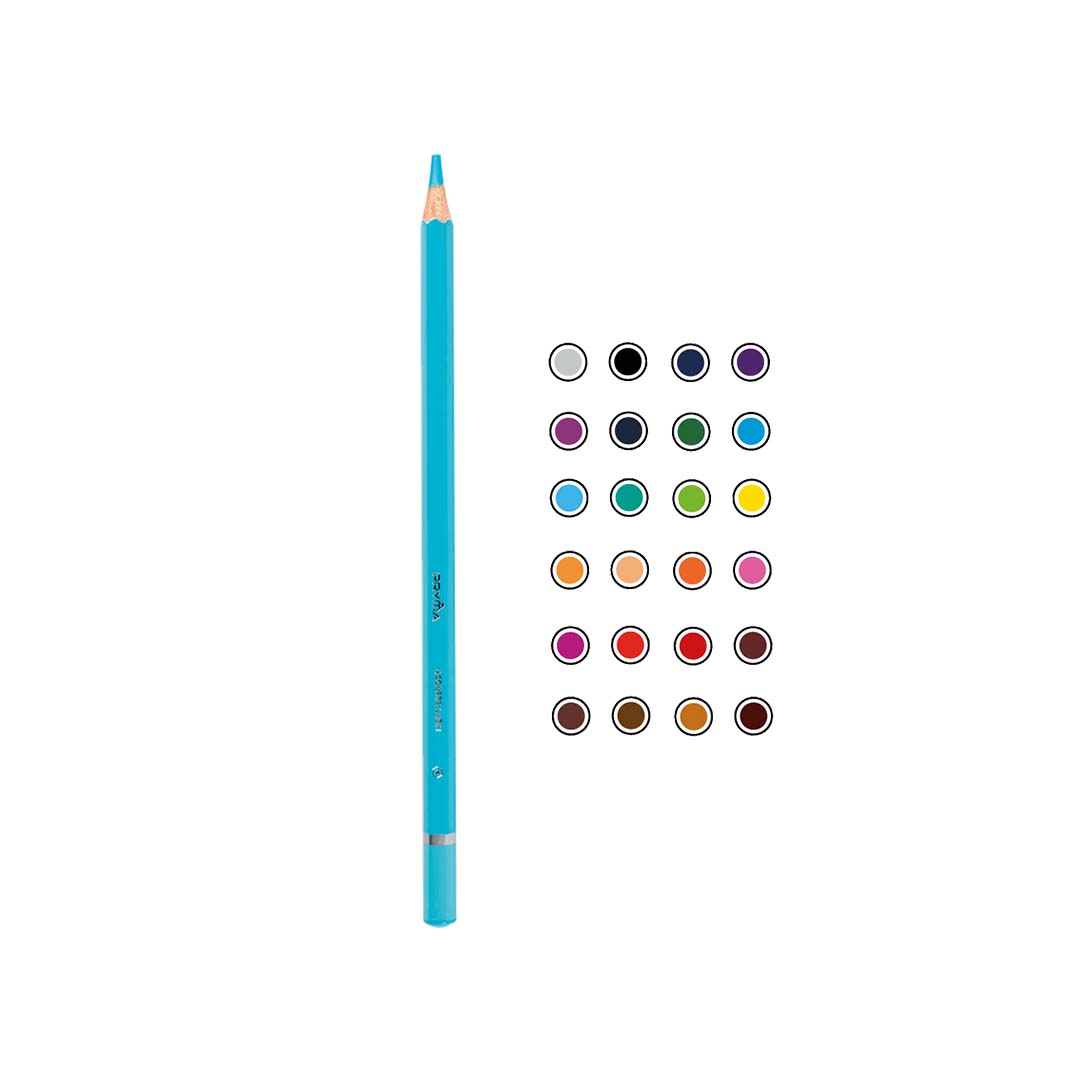 Pastelli Acquerellabili Colorati | 24 Colori