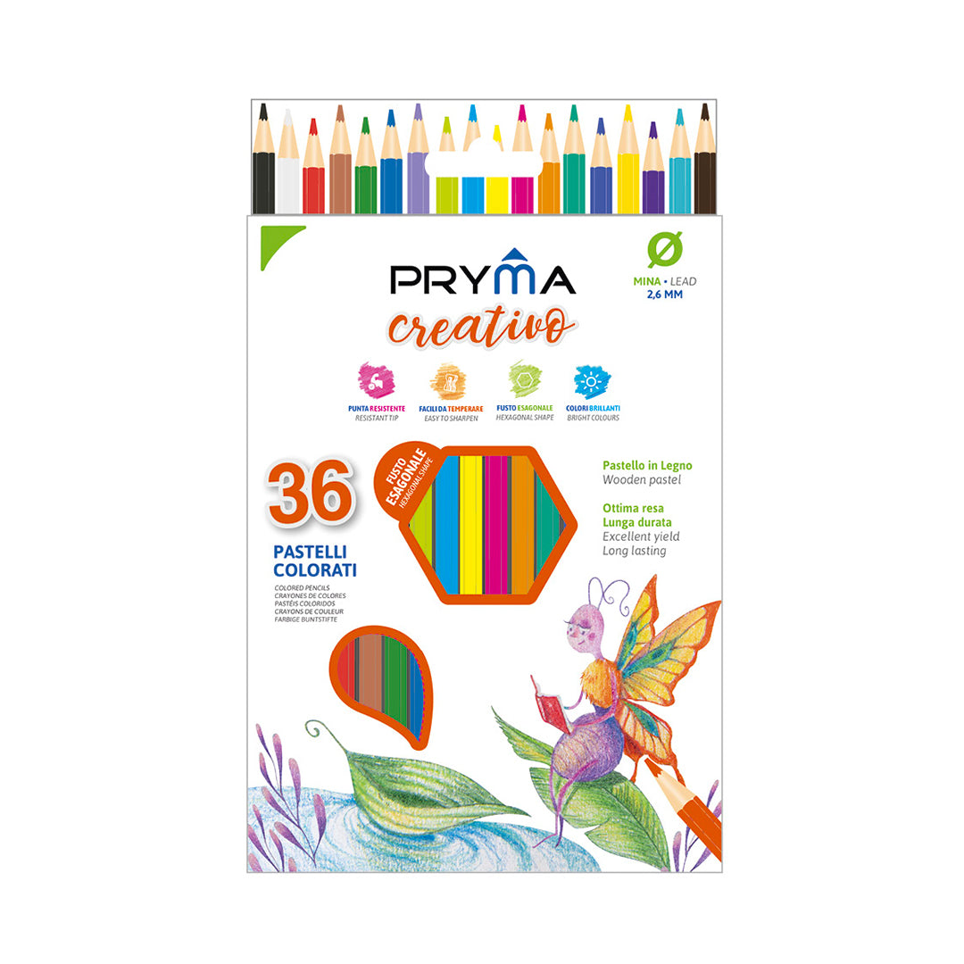 "Creativo" Pastelli Colorati | Ø 2,6Mm - 36 Colori