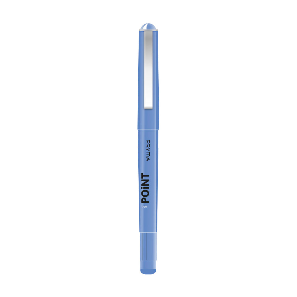 Penna Roller Point 5 0.5Mm 2Pz Nero-Blu