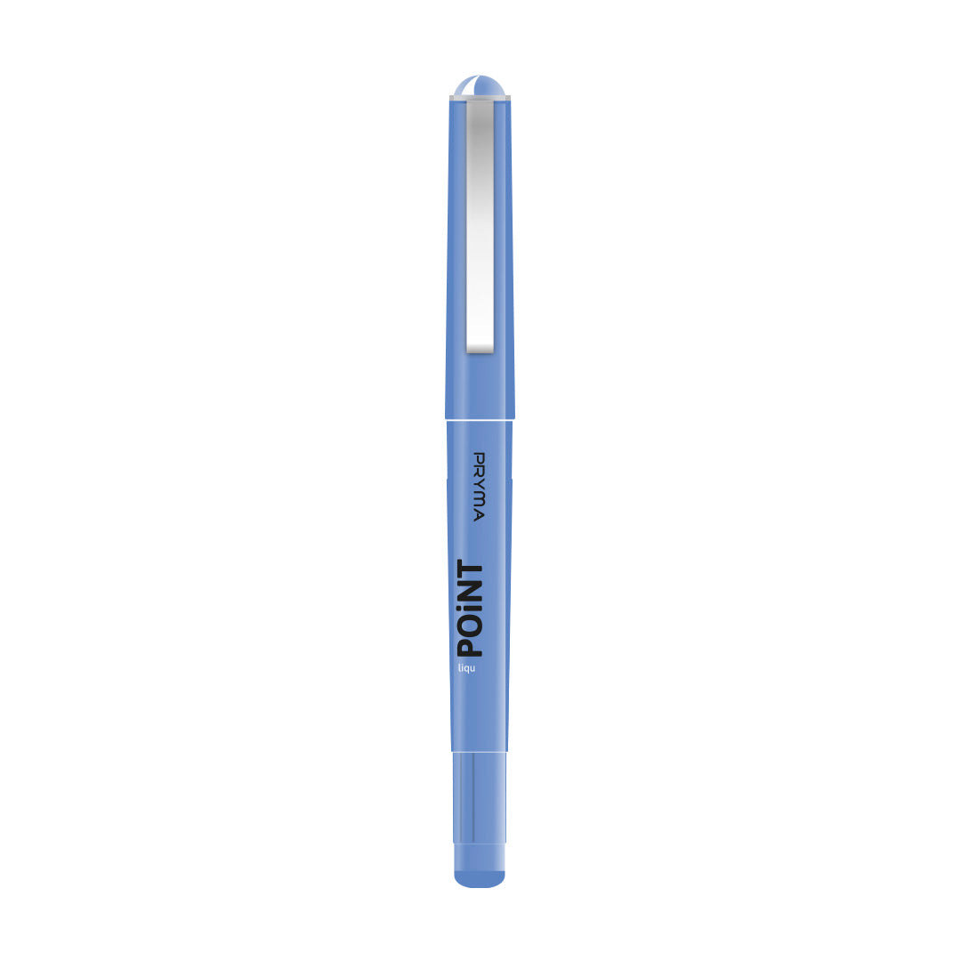 Penna Roller Point 5 0.5Mm 2Pz Nero-Blu