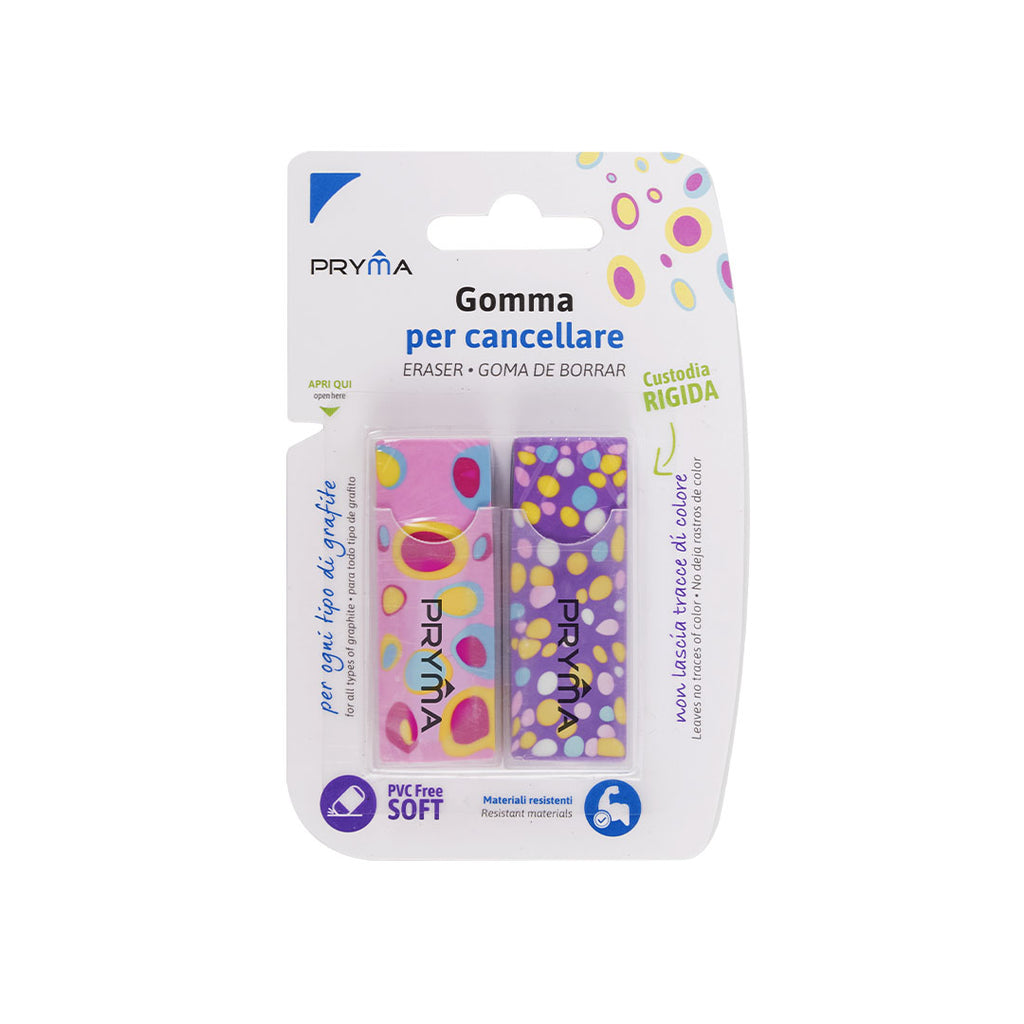 Gomma Pois 6.1x2.1x1.2Cm 2Pz Bl.