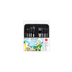 Pryma Set Pennelli Pittura Acrilico, Acquerello, Olio e Tempera 10Pz