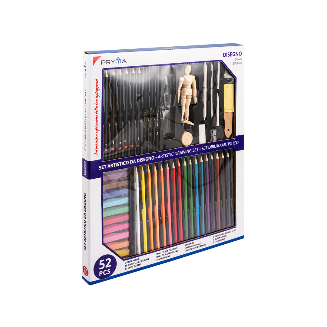 Set Artistico Disegno 52 pz
