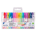 Pryma Penne Gel Colorate – Penne Creative per Scrittura Fluida e Disegno, Ideali per Bullet Journal, Agenda, Scuola, Scrapbooking, Lettering e Cancelleria Creativa (Set 16 Penne Mini a Gel Colorate)