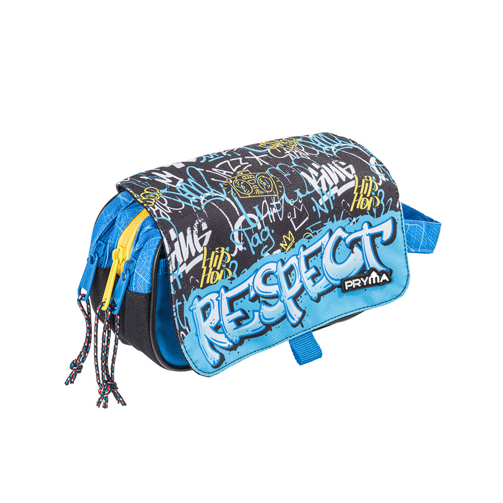 Pryma Astuccio Scuola Street Azzurro