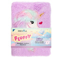 Pryma Linea Peluche Memobook A5 15x21 Cm – Quaderno con Copertina Morbida Peluche, 80 Fogli 70 G – 2 Fantasie Unicorno (Invio Casuale)