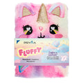 Pryma Linea Peluche Memobook A5 15x21 Cm – Quaderno con Copertina Morbida Peluche, 80 Fogli 70 G – Fantasia Unicorno