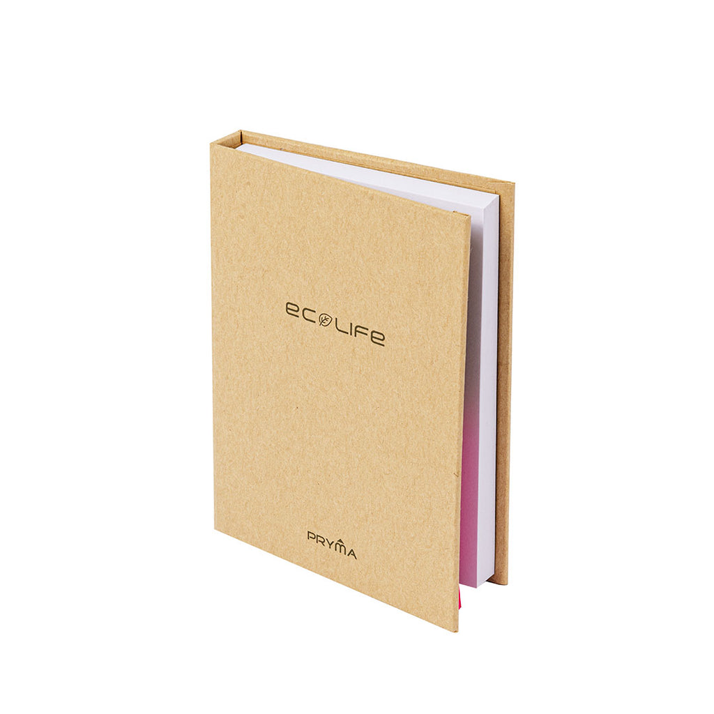 Pryma Ecolife Memostick Copertina Rigida in Carta Kraft 11,8x13,8cm