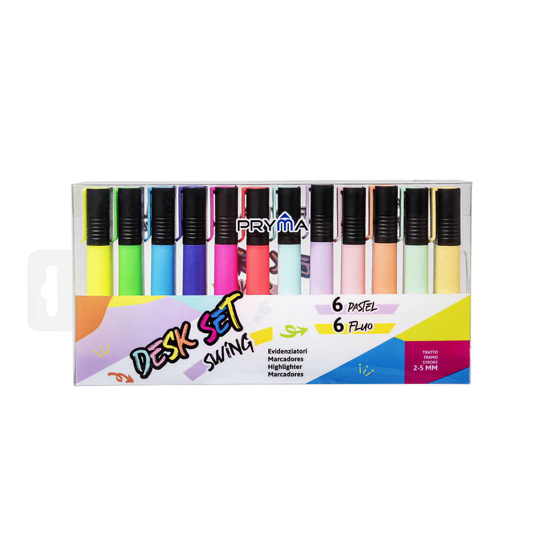 Evidenziatore Swing Classic 12Pz