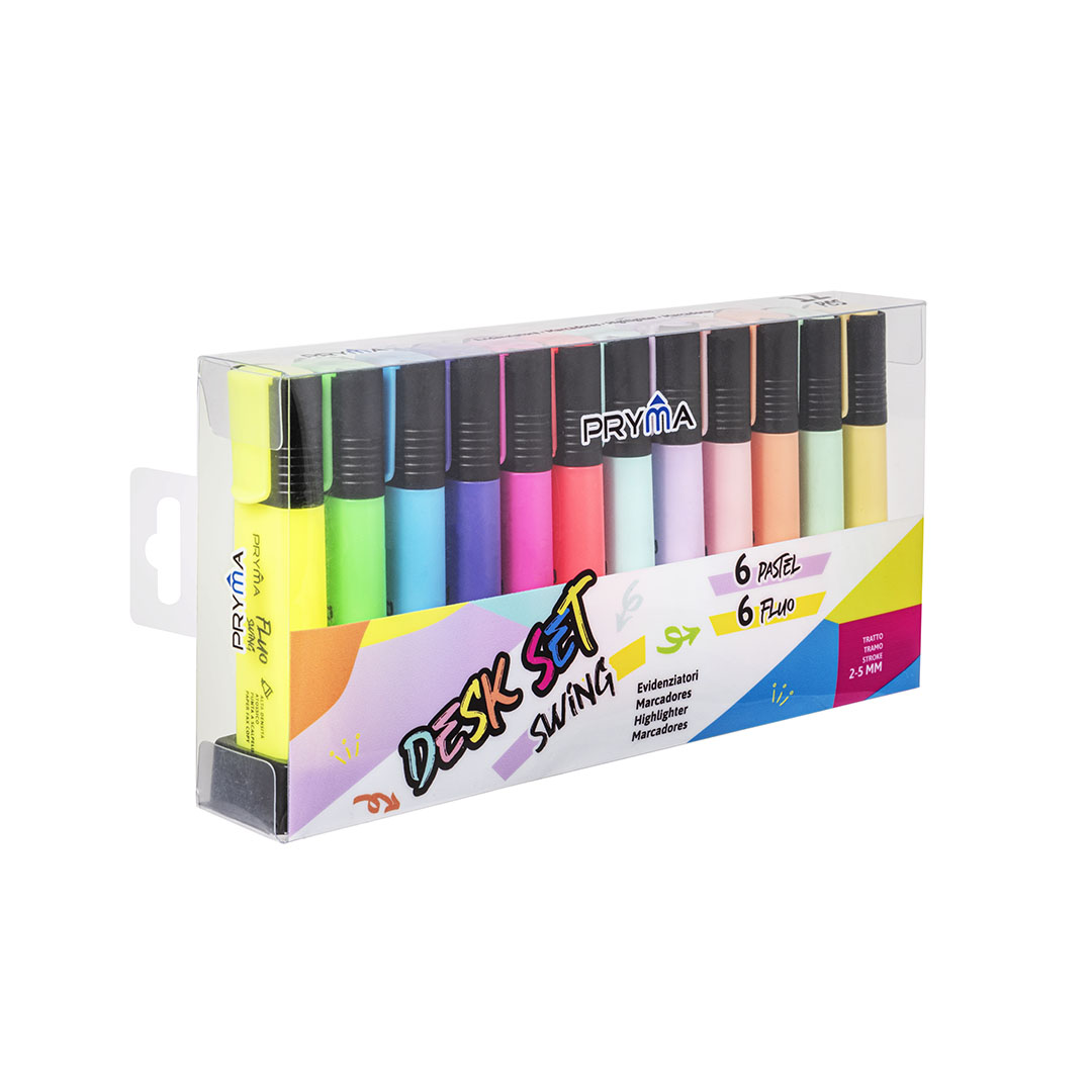 Evidenziatore Swing Classic 12Pz