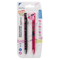 Pryma Magic Pen – Set 2 Penne a Sfera Cancellabili 0,7 Mm – Inchiostro Blu Cancellabile – Scrittura Fluida e Precisa - Fantasia Gatto