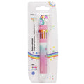 Pryma Penna a Sfera Cancellabile Multicolore 10 in 1 – Punta 0.7 mm – Penna a Sfera con 10 Colori Scrittura Scorrevole – Fantasia Unicorno – Ideale per Bambini, Scuola e Diario
