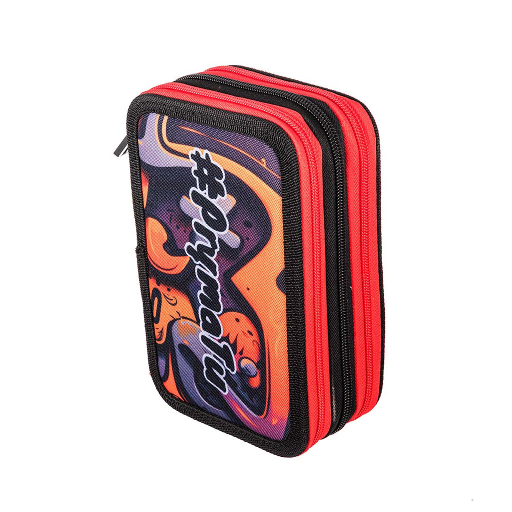 Pryma Astuccio a Tre Scomparti 3Zip Skull