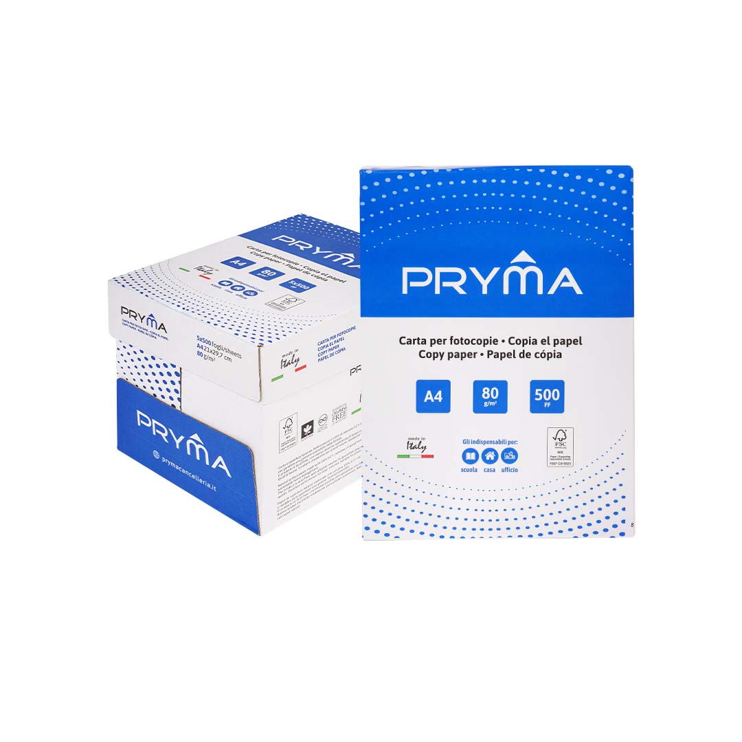 Risma Carta A4 80Gr 500 Fogli - Confezione da 5